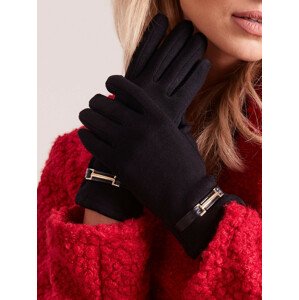 Klasické dámské rukavice černé L/XL