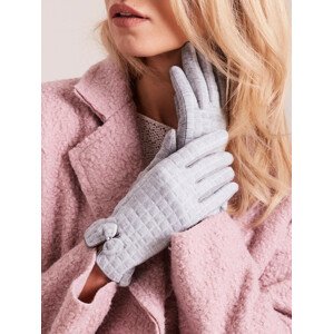 Dámské kostkované rukavice šedé L/XL