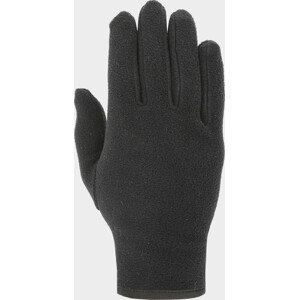 Fleecové rukavice 4F REU302 Černé Černá M