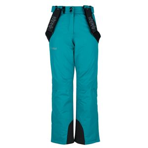 Dívčí lyžařské kalhoty Elare-jg tyrkysová - Kilpi 134