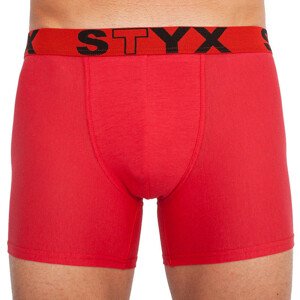 Pánské boxerky Styx long sportovní guma červené (U1064) XXL