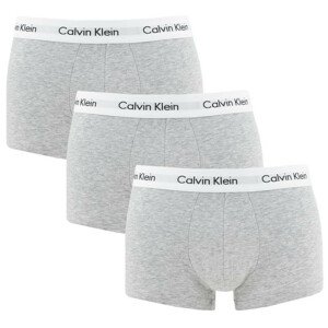 3PACK pánské boxerky Calvin Klein šedé (U2664G-KS0) M