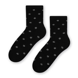 Dámské ponožky COMET LUREX 066 CZARNY 38-40