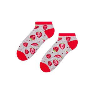 Dámské ponožky Steven 114-067 SVĚTLE ŠEDÁ MELANŽ 38-40