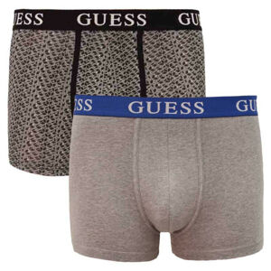 2PACK pánské boxerky Guess vícebarevné (U1GG03K6YW1-FT90) L
