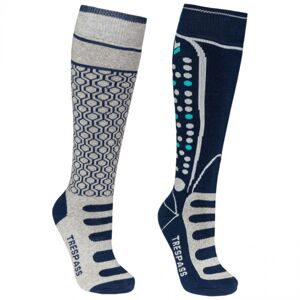 Dětské lyžařské ponožky CONCAVE - KIDS UNISEX SKI SOCKS (2 PAIR PACK) 12-3 FW21 - Trespass