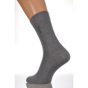 Pánské vzorované ponožky k obleku DERBY MELANGE CIEMNY GRAFIT 39-41