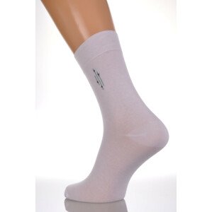Pánské vzorované ponožky k obleku DERBY OLIVE BROWN 42-44