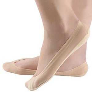 Ponožky baleríny se silikonem 1093 černá Univerzální