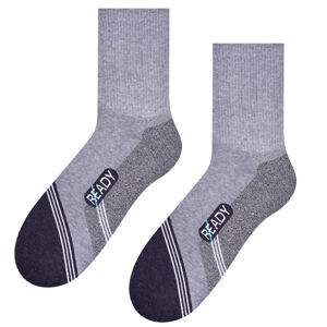 Pánské sportovní ponožky 057 M.SZARY/M.GRAFIT 44-46