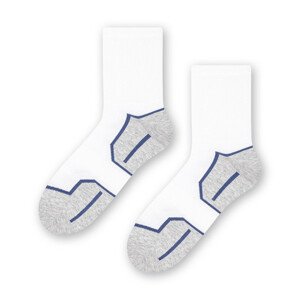 Pánské sportovní ponožky 057 bílá/m.J.šedá 41-43