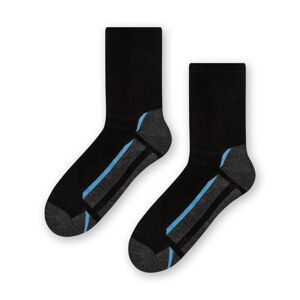 Pánské sportovní ponožky 057 černá/m.grafit 41-43