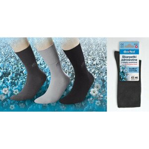 Ponožky DEO MED Cotton tmavě modrá 35-38