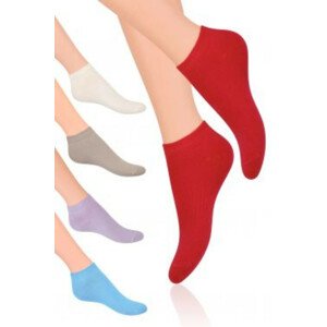 Hladké dámské ponožky 052 Růžová 38-40