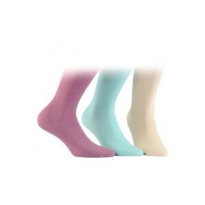 Hladké dámské ponožky z tenké bavlny  Grey 36/38