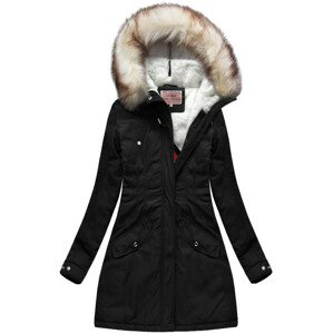 Teplá černá dámská zimní bunda (W170)