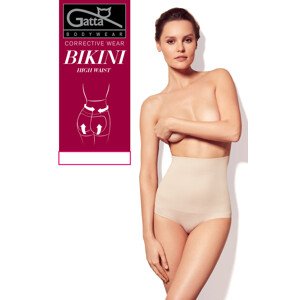 Dámské kalhotky Gatta Corrective Bikini High Waist 1464S lehce nahé/neobvyklé.béžová M