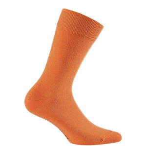 Hladké pánské ponožky PERFECT MAN - CASUAL oranžová 42/44