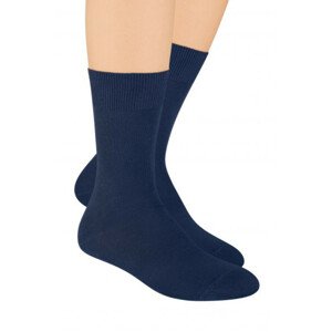 Pánské ponožky 048 dark blue - Steven tmavě modrá 41/43