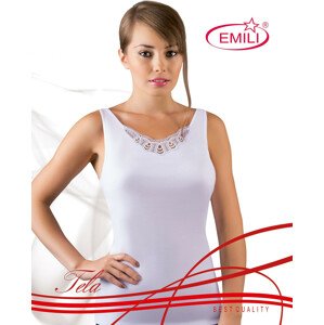 Bílá dámská košilka Emili Tela S-XL bílá L