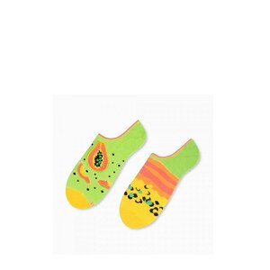 Asymetrické dámské kotníkové ponožky More 005 Zelená 35-38