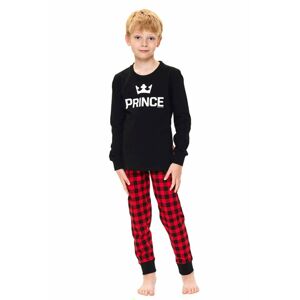 Chlapecké pyžamo Prince černé černá 122