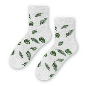 Dámské vzorované ponožky 099 šedá 38-40