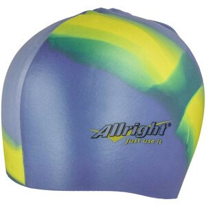 Silikonová plavecká čepice Allright modrá a žlutá NEUPLATŇUJE SE