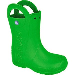 Dětské tmavě zelené nazouváky Crocs Handle It 12803 23-24