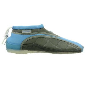 Modrošedá neoprenová plážová obuv Aqua-Speed Jr 30