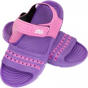 Dětské sandály Aqua-speed Noli fialová a růžová kol.93 30