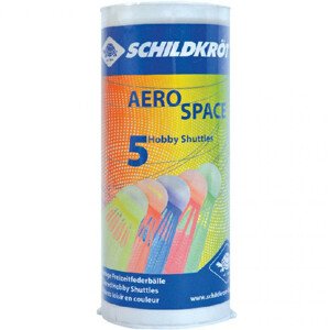 Badmintonové šipky Schildkrott Aero Space barevné 5 ks 970910 NEUPLATŇUJE SE
