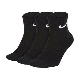 Pánské lehké ponožky Everyday Ankle 3Pak M SX7677-010 - Nike 47 - 50