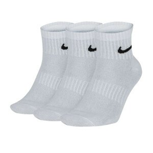 Pánské lehké ponožky Everyday Ankle 3Pak M SX7677-100 - Nike 47 - 50