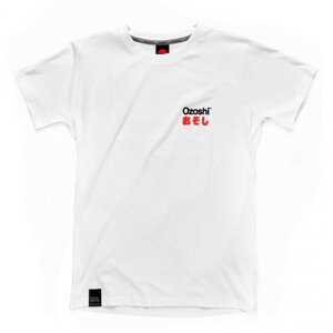 Ozoshi Pánské tričko Isao M white Tsh O20TS005 XL