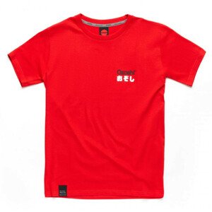 Pánské tričko Ozoshi Isao M Červená O20TS005 S