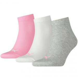 Unisex ponožky Quarter Plain 3Pack 906978 08 - Puma 39-42