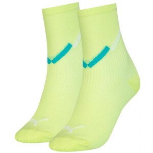 Dámské ponožky Seasonal Sock 2Pack 907978 03 žlutá - Puma  39-42