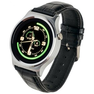 Hodinky, chytré hodinky Garett GT18 stříbrná kůže NEUPLATŇUJE SE