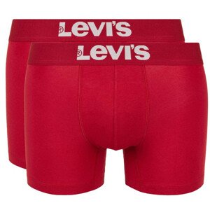 Pánské boxerky 2Pack 37149-0185 červená - Levi's S