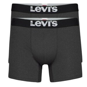 Pánské boxerky 2Pack 37149-0404 šedá - Levi's XL