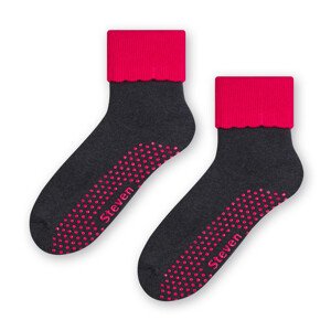 Dámské ponožky s protiskluzovou úpravou ABS 126 grafit 35-37