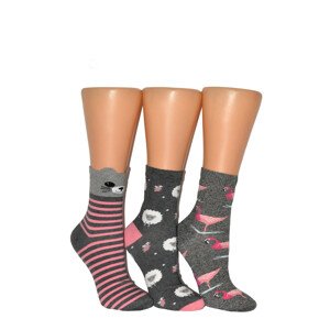 Dámské vzorované ponožky Milena 37-41 mix barev - mix designu 37-41