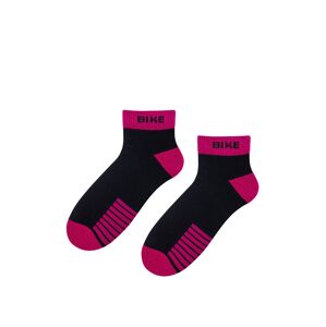 Dámské ponožky Bratex 5964 AG+ Sports  černo-fuchsiová 36-38