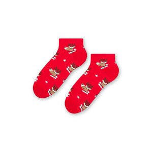 Dámské vánoční ponožky Steven art.136, 35-40 černá 38-40