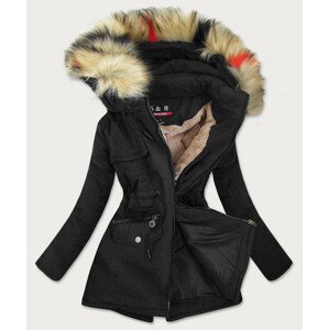 Černá dámská zimní bunda (2010-1) černá L (40)