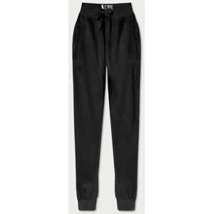 Černé dámské teplákové kalhoty (XW01) černá M (38)
