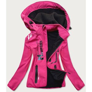 Dámská softshellová bunda v růžovo-černé barvě (HH030) růžová L (40)