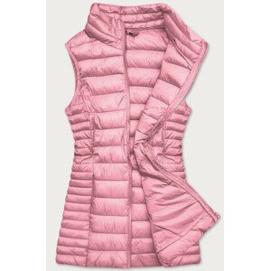 Pudrově růžová dámská vesta (23038-354) Růžová M (38)