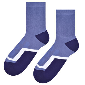 Pánské polofroté sportovní ponožky 047 DŽÍNY/GRANIT 44-46